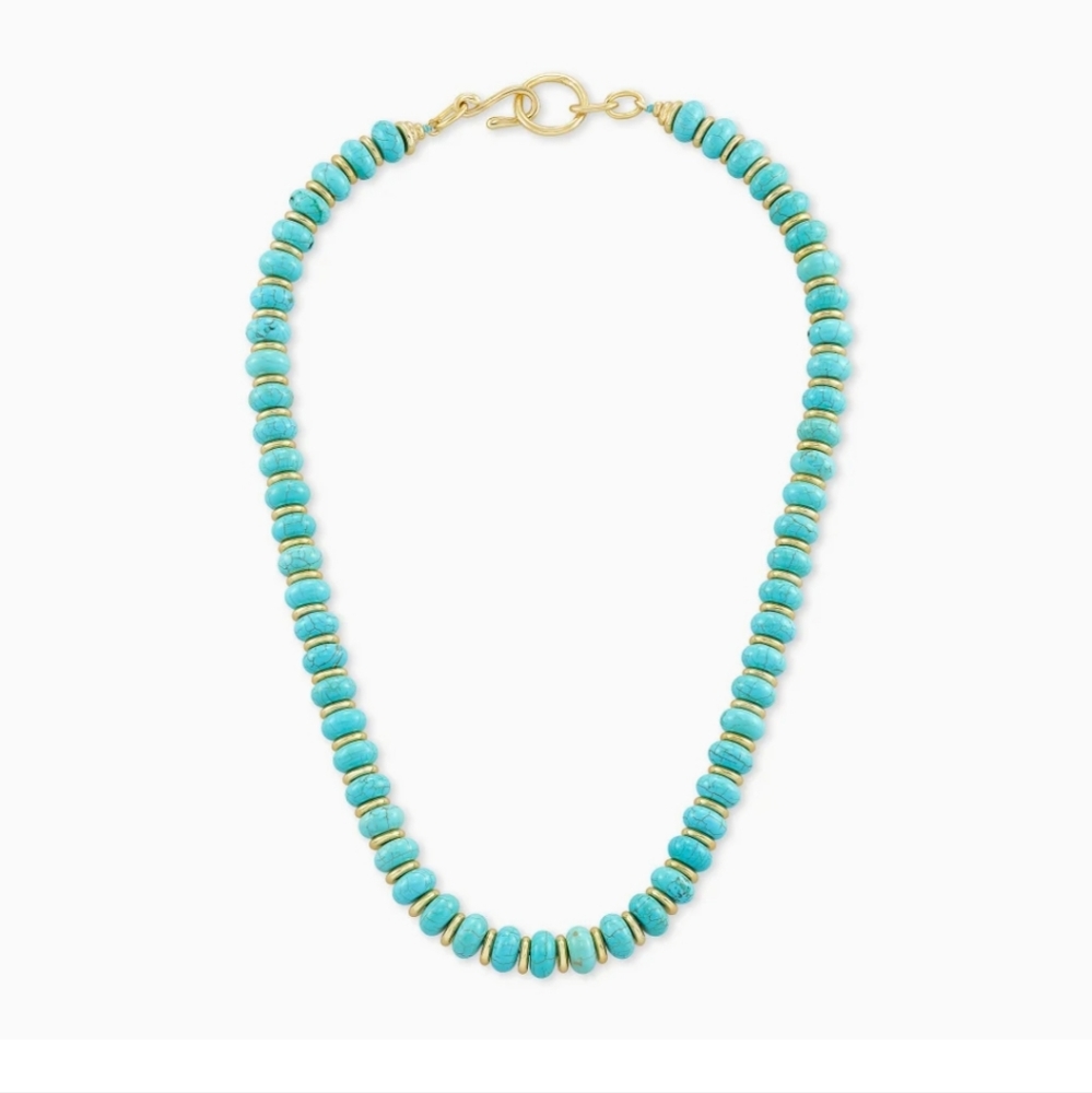 Kendra Scott Rebecca turquoise necklace